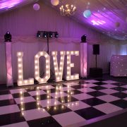 LOVE Letter hire - Shottle Hall Derby