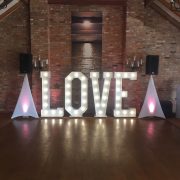 LED LOVE Letter Hire Burton upon Trent