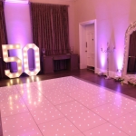 Starlight Dance Floor and LED Letters