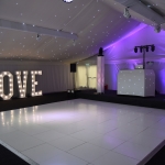 Wedding DJ and LOVE Letters - GC Events Derby