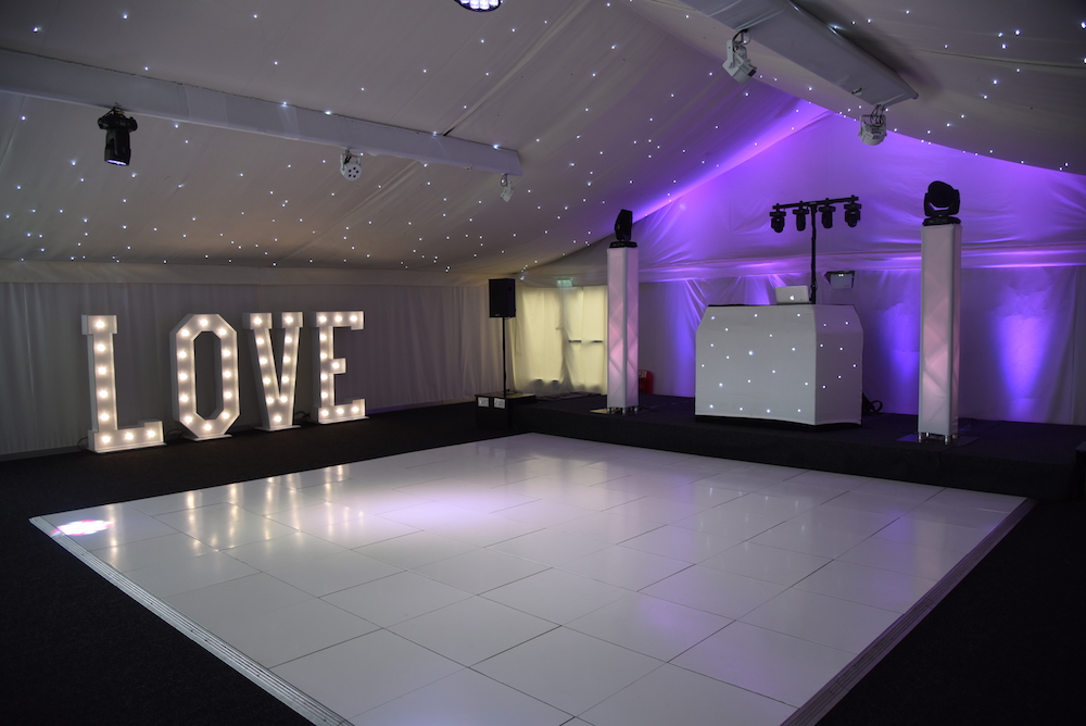 Wedding DJ and LOVE Letters - GC Events Derby
